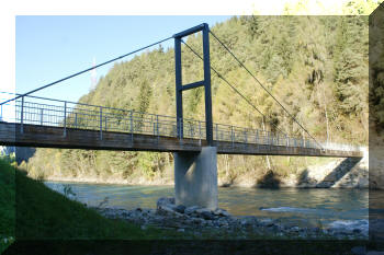 Radwegbrücke Waldele, Roppen, Austria