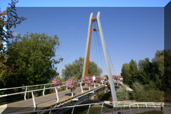 Footbridge in Ninove, Belgium
