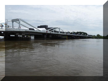 Road bridge in Temse, Belgium