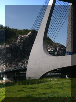 Road bridge, Usti nad Labem, Czechia