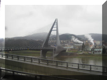 Road bridge, Usti nad Labem, Czechia