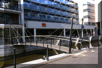 Footbridge in Aarhus, Denmark