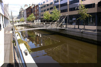 Footbridge in Aarhus, Denmark