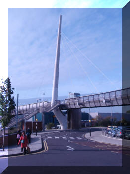 Footbridge in Aylesbury, England