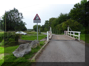 The Bridgwater and Taunton Canal swing bridge at Somerset Bridge