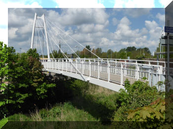 Footbridge in Banbury, England