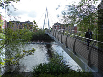 Garibaldi Footbridge, Bedford, UK