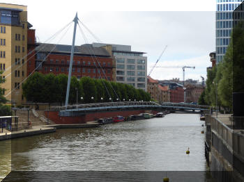 Temple Quay Footbridge, Bristol, England