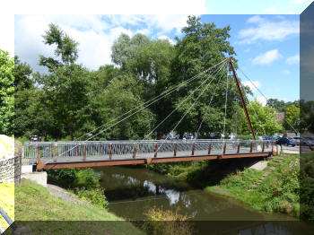 The Jenson Button footbridge, Frome, Somerset