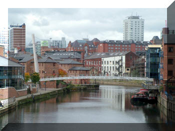 Footbridge at Brewery Wharf, Leeds