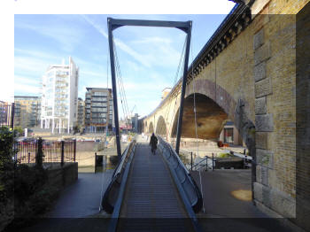 Limehouse Basin Footbridge, London