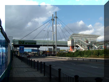 DLR Poplar Station footbridge, London Docklands