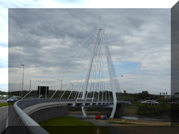 Road bridge in Sunderland, England