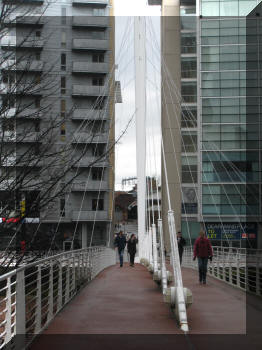 Trinity Bridge, Salford, Manchester, England