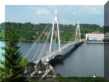Ylistö footbridge, Jyväskylä, Finland