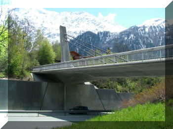 Road bridge, Les Houches, France
