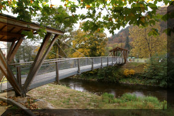 Footbridge, Marvejols, France