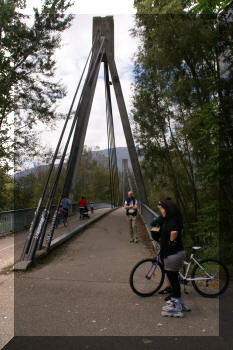 Footbridge in Meylan, France