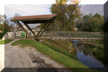 Footbridge in Sassenage, France