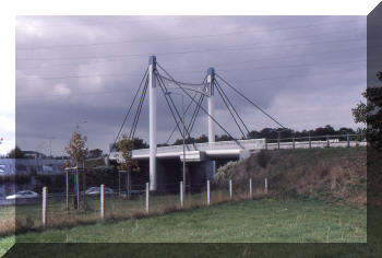 Porte de Paris bridge in Mondeville, France