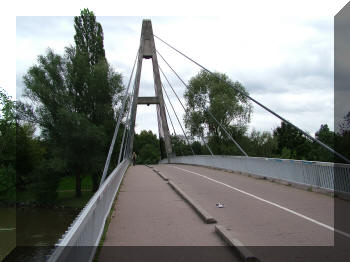 Illhof footbridge, Strasbourg, France