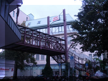 Pedestrian bridge in Osnabrück, Germany