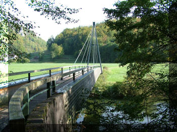 Bicycle bridge, Beuron, Germany