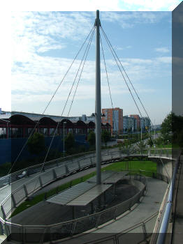 Footbridge in Bietigheim-Bissingen, Germany