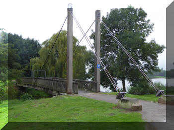 Footbridge in Bocholt, Germany