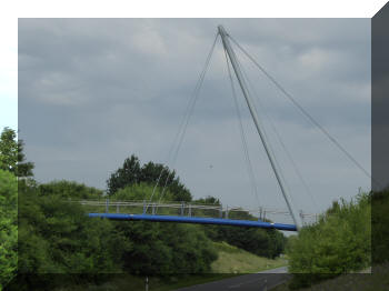 Footbridge at Erkelenz/Borschemig, Germany