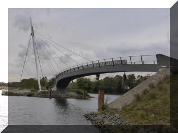 Footbridge in Gelsenkirchen, Germany