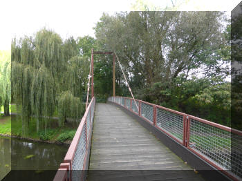 Footbridge in Goch, Germany