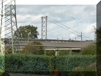 Pipeline bridge in Grevenbroich, Germany