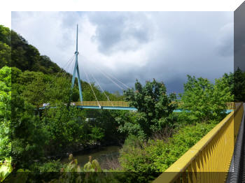 Footbridge in Hagen, Germany