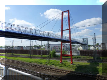 Footbridge in Holzwickede, Germany