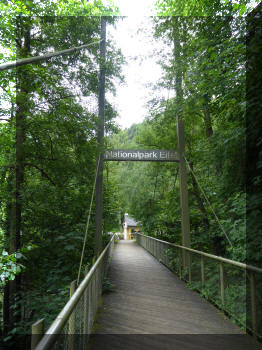 Footbridge in Hürtgenwald, Germany