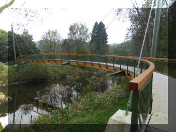 Aggerbogen Bridge, Lohmar, Germany