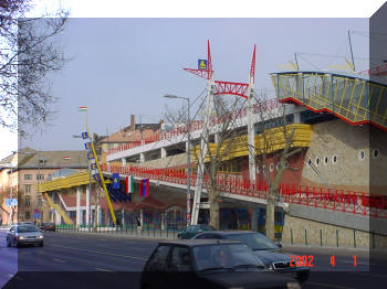 Lehel Market bridge, Budapest