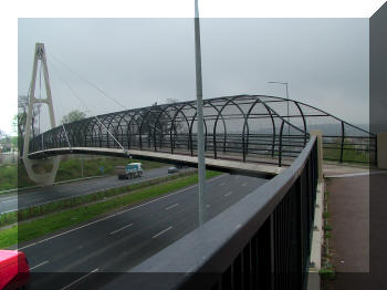 M50 footbridge, Knocklyon, Dublin, Ireland