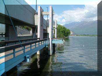 Footbridge on Lago Maggiore