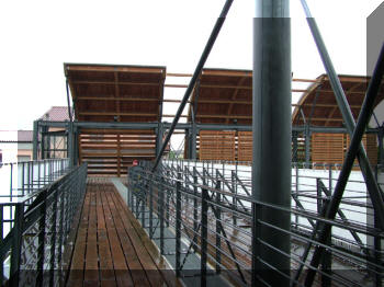 Footbridge in Cella, Italy