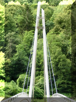 Footbridge in Paluzza (UD), Italy