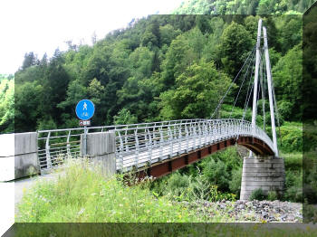 Footbridge in Paluzza (UD), Italy