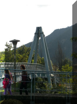 Footbridge in Vobarno, Italy