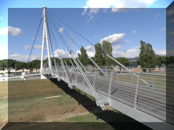 Footbridge in Empoli, Italy