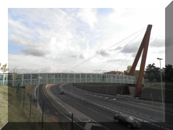 Footbridge in Imola, Italy