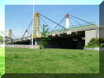Motorway bridge, Milano, Italy