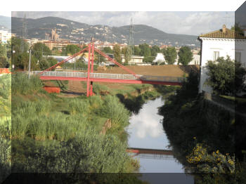 Footbridge in Firenze, Italy