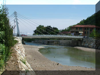 Road bridge in Villanova d´Albenga, Italy