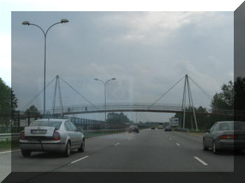 Footbridge in Riga, Latvia